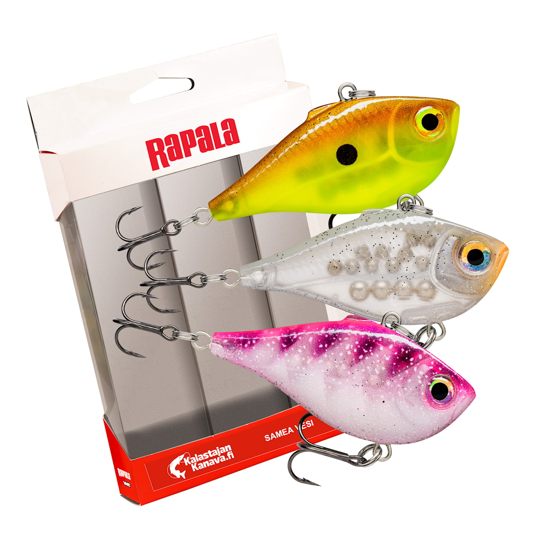 Rapala Rippin Rap 5 cm lajitelma Kalastajan Kanava 2 samea vesi