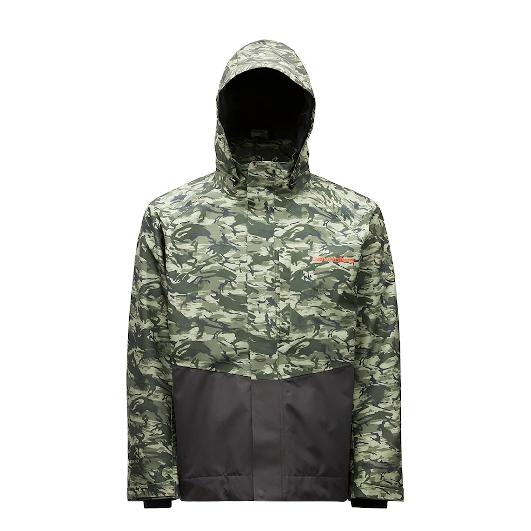 Grundens Downrigger Gore-Tex Camo Green takki L