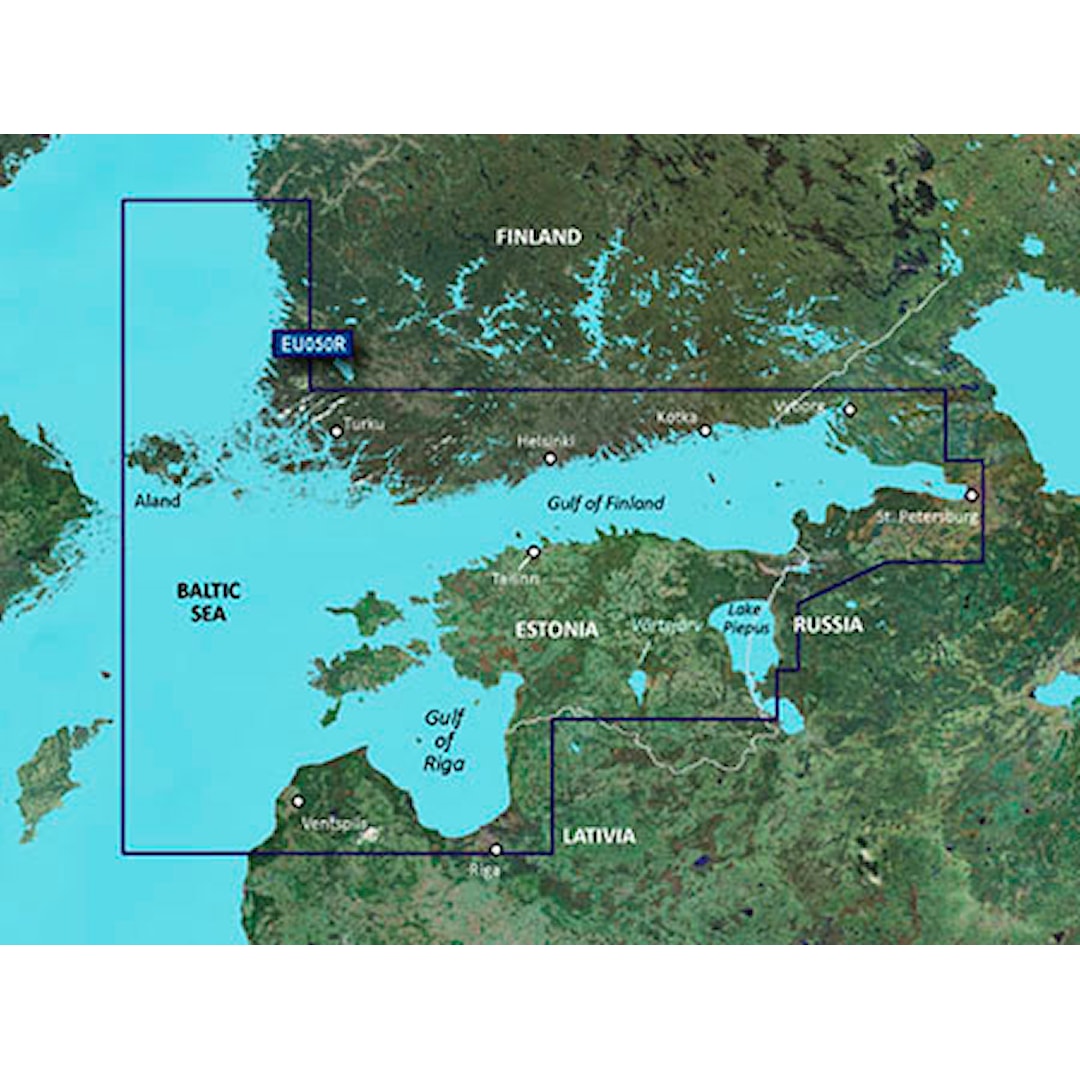 Läs mer om Garmin BlueChart g3 HD HXEU050R sjökort över Finska viken