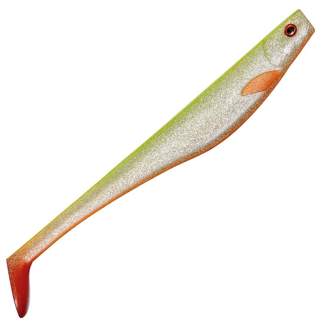 Dexter Shad 34 cm kalajigi Yellow Back And Glitter