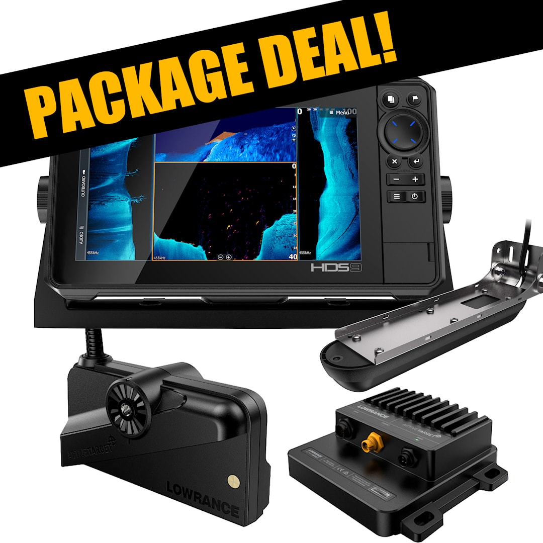 Lowrance HDS Live 9 + Active Imaging 3-in-1 + Active Target livepaket