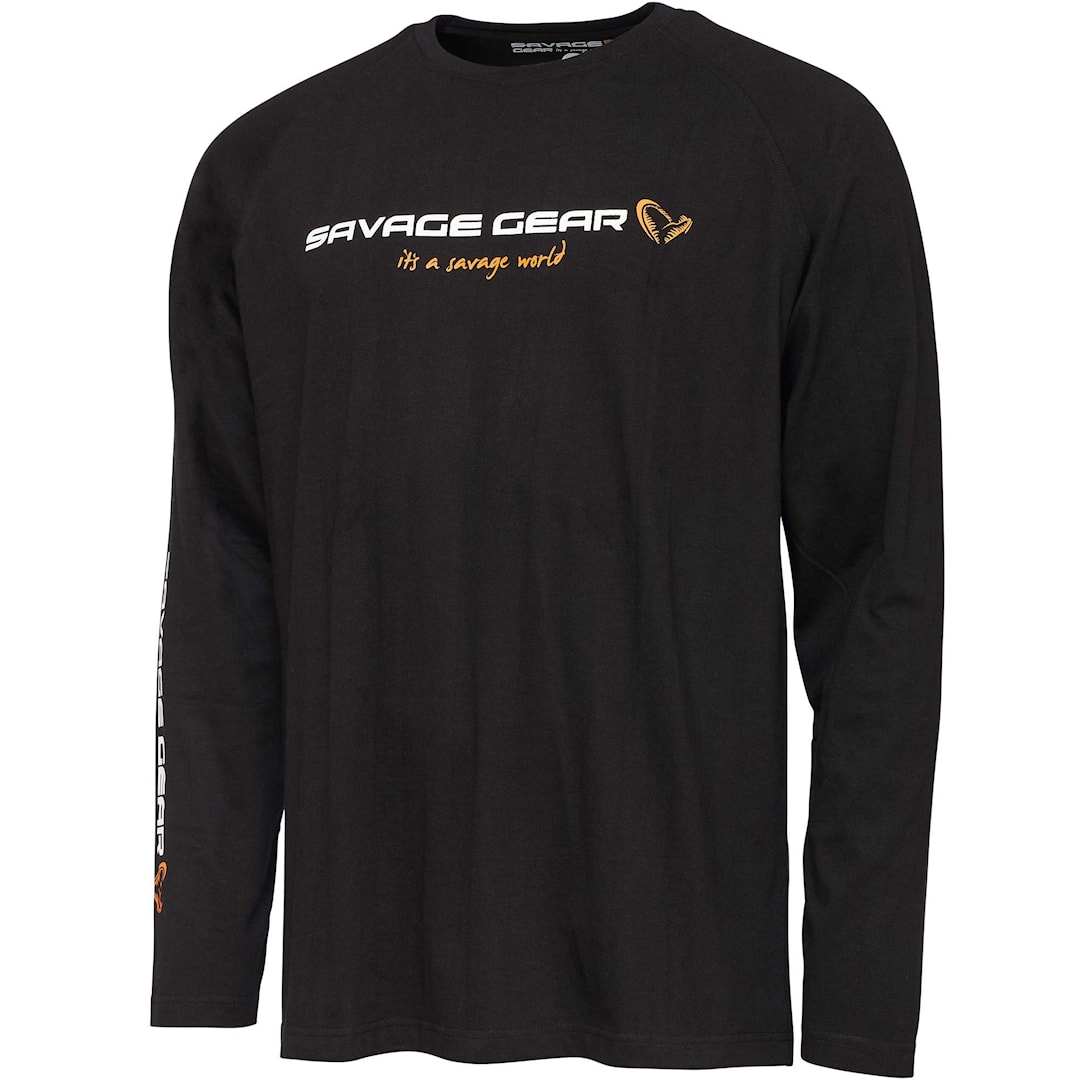 Läs mer om Savage Gear Signature Logo långärmad tröja XXXL