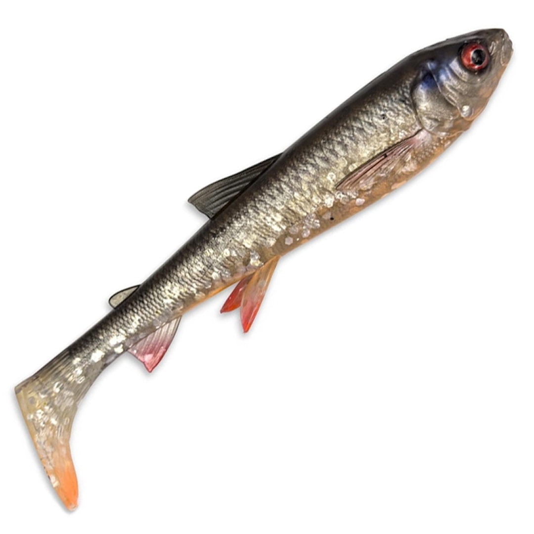 Läs mer om Savage Gear 3D Whitefish Shad 20 cm fiskjigg Dirty Silver