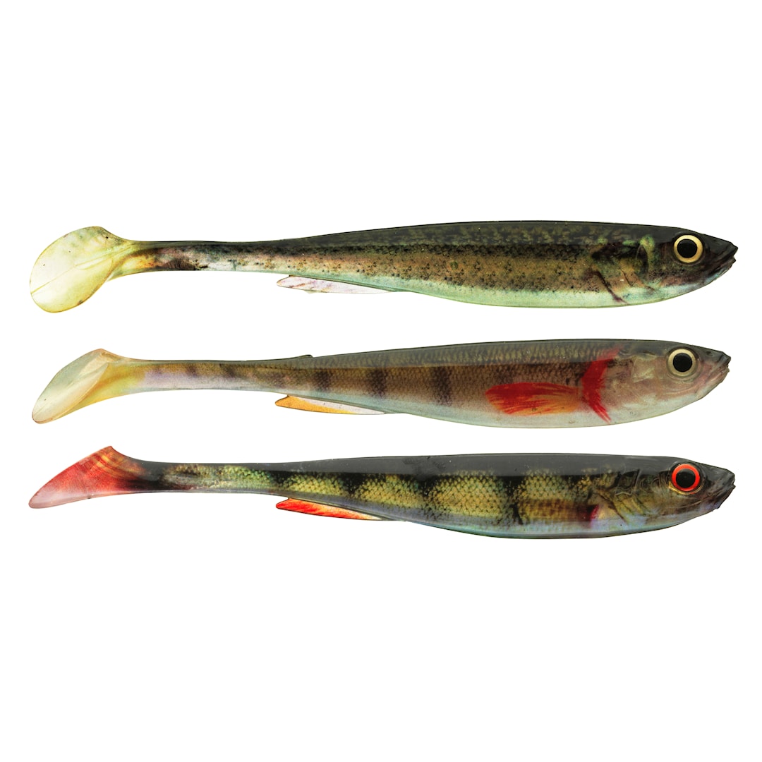 Läs mer om Daiwa Prorex Real Slim Shad Y Live 13,5 cm jiggsortiment 4 st/pkt