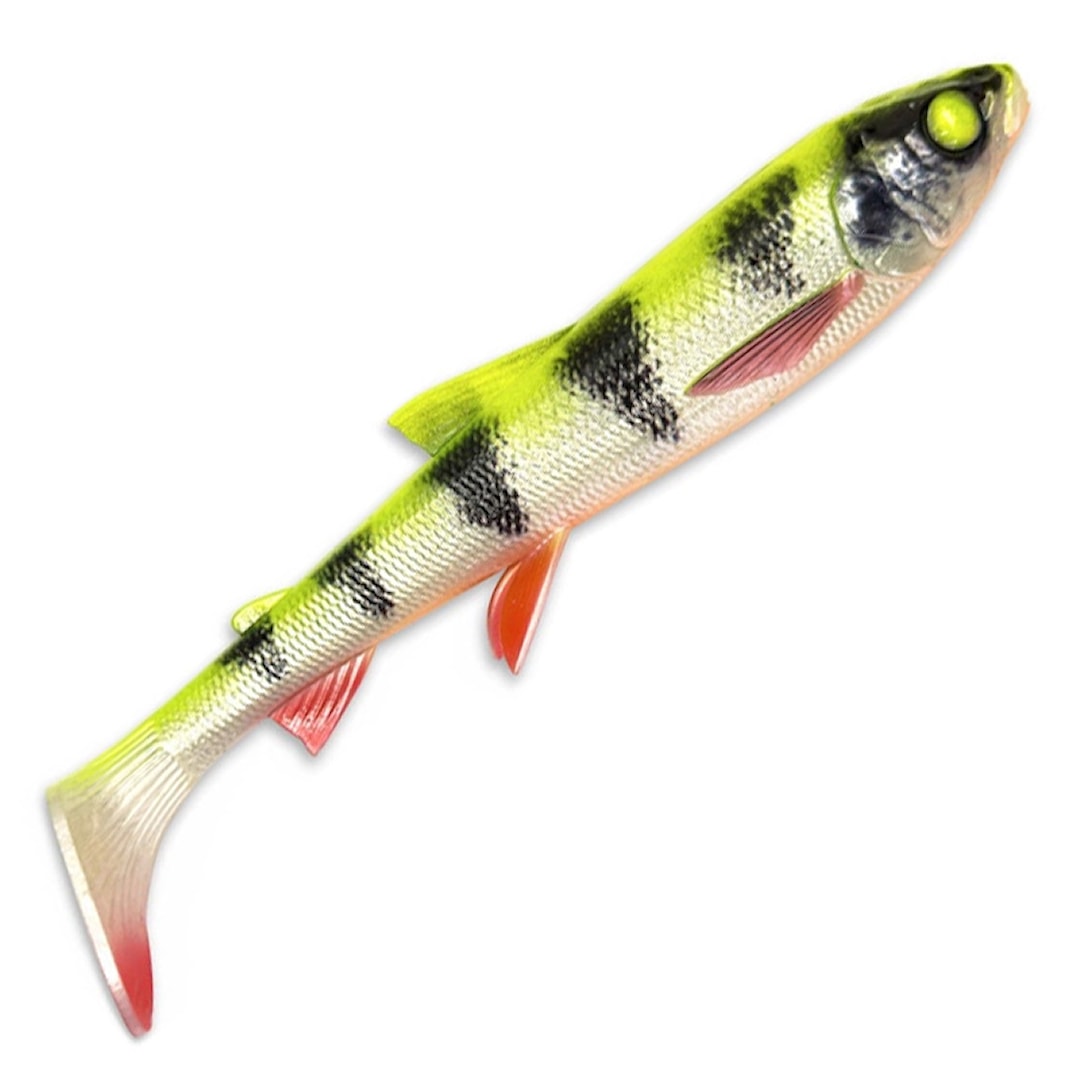 Läs mer om Savage Gear 3D Whitefish Shad 17,5 cm fiskjigg 2 st/pkt Lemon Tiger