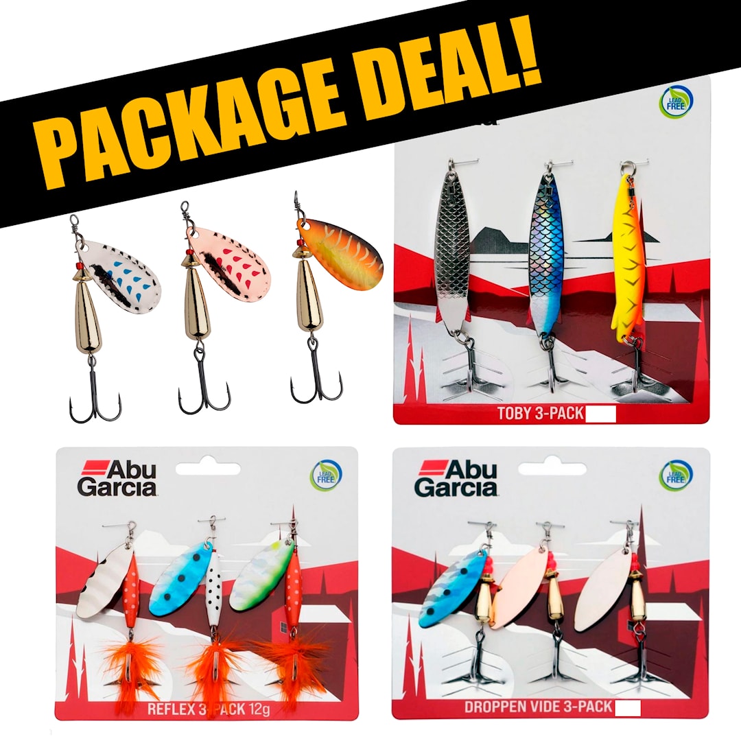 Abu Garcia 4 x 3-Pack betessortiment 12 st