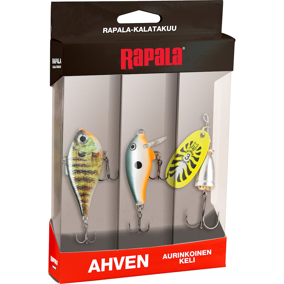 Rapala Kalatakuu Ahven soligt betesurval för abborre