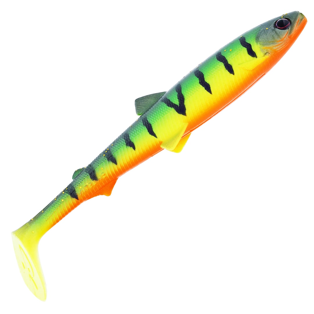 Läs mer om Westin BullTeez Shadtail 7,5 cm jigg 3 st/pkt Tiger Perch