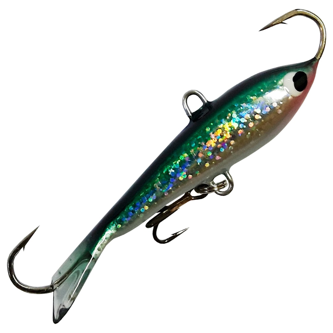 Balance ice fishing lures