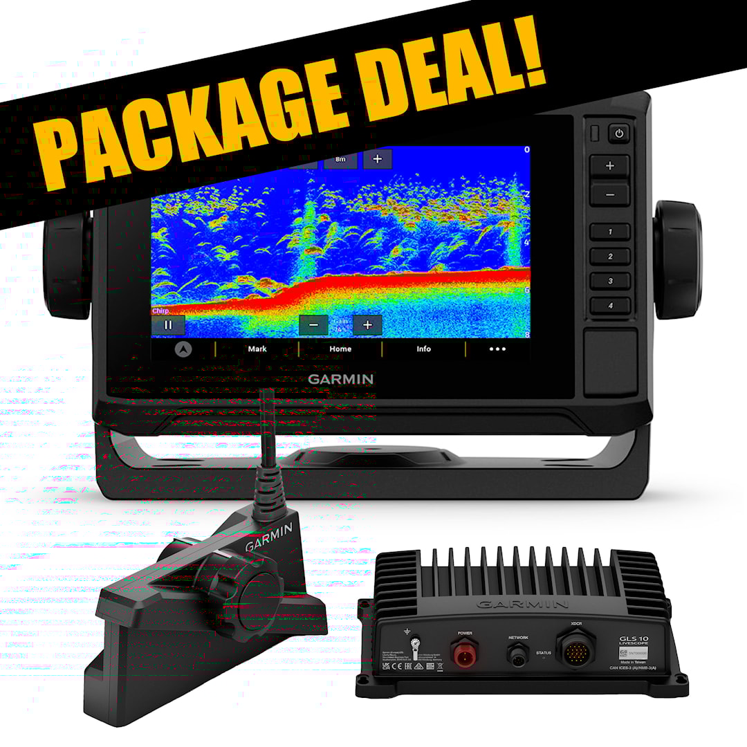 Läs mer om Garmin ECHOMAP UHD2 92sv + LiveScope Plus livepaket med GT56 givare
