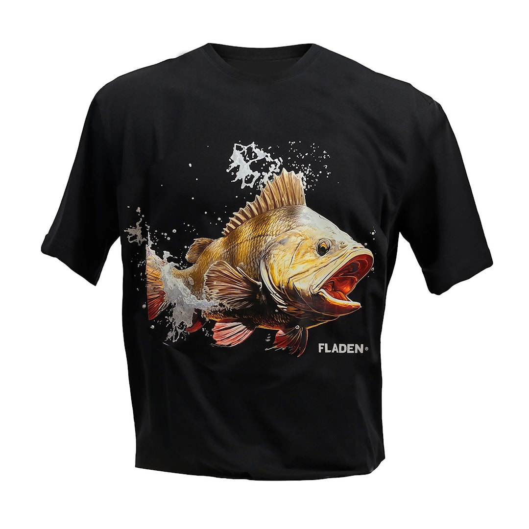 Läs mer om Fladen Perch Hunter T-tröja XL