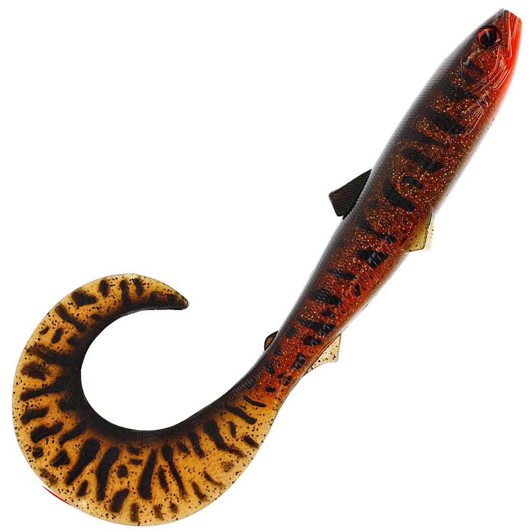 Läs mer om Westin BullTeez Curltail 27 cm jigg Motoroil Burbot UV