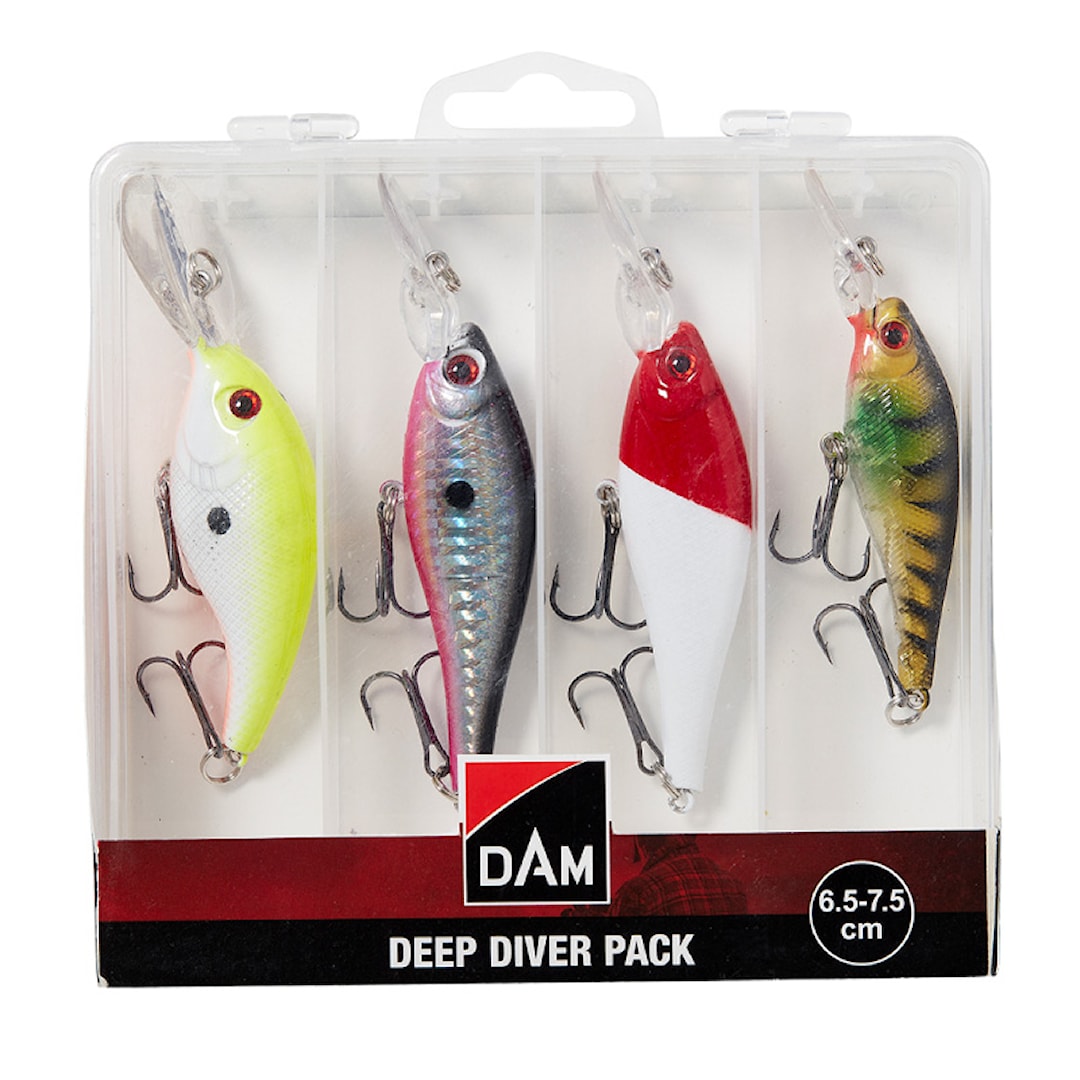 Läs mer om DAM Deep Diver Pack wobblersats 4 st./pkt