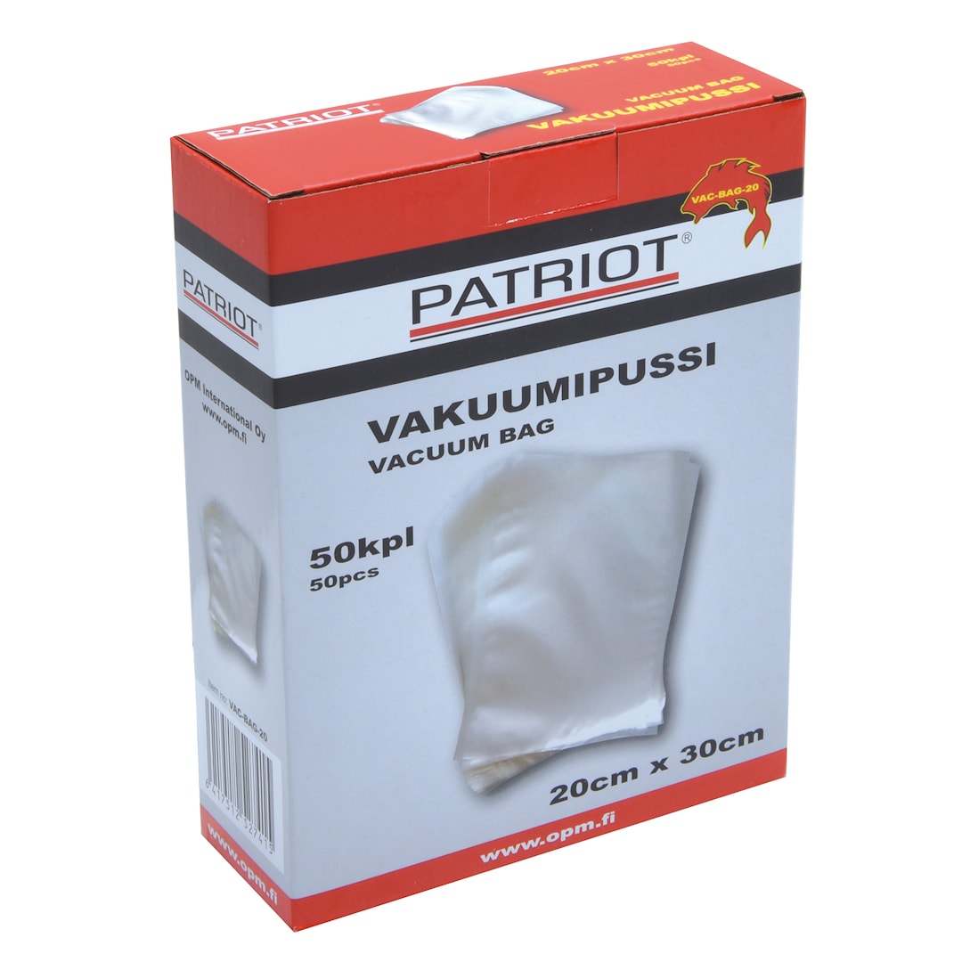 Patriot vakuumpåse 20cm x 30cm 50st/pkt