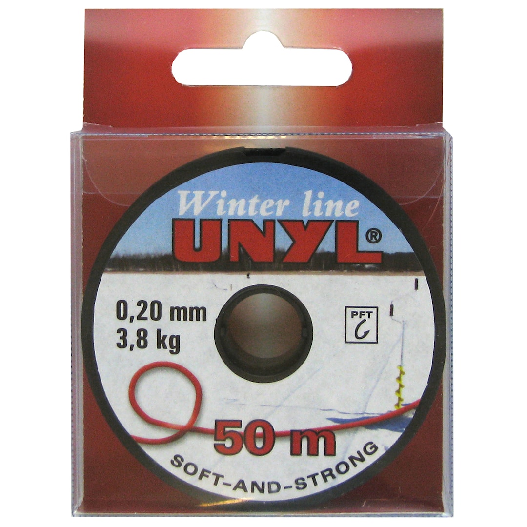 Läs mer om Unyl Winter 50 m röd nylonlina