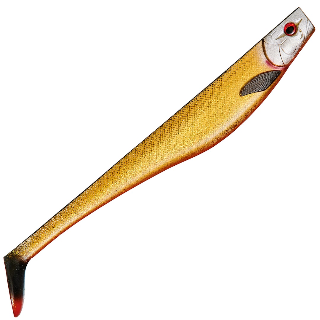 Läs mer om Dexter Shad 34 cm kalajigi Golden Roach