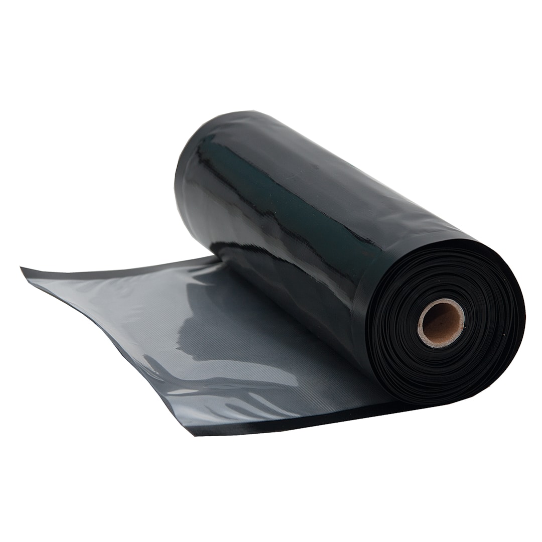 FoodMax - Svart UV-MAX förpackningsrulle: 20 cm x 3 m x 2 rl (6m), UV-skyddad