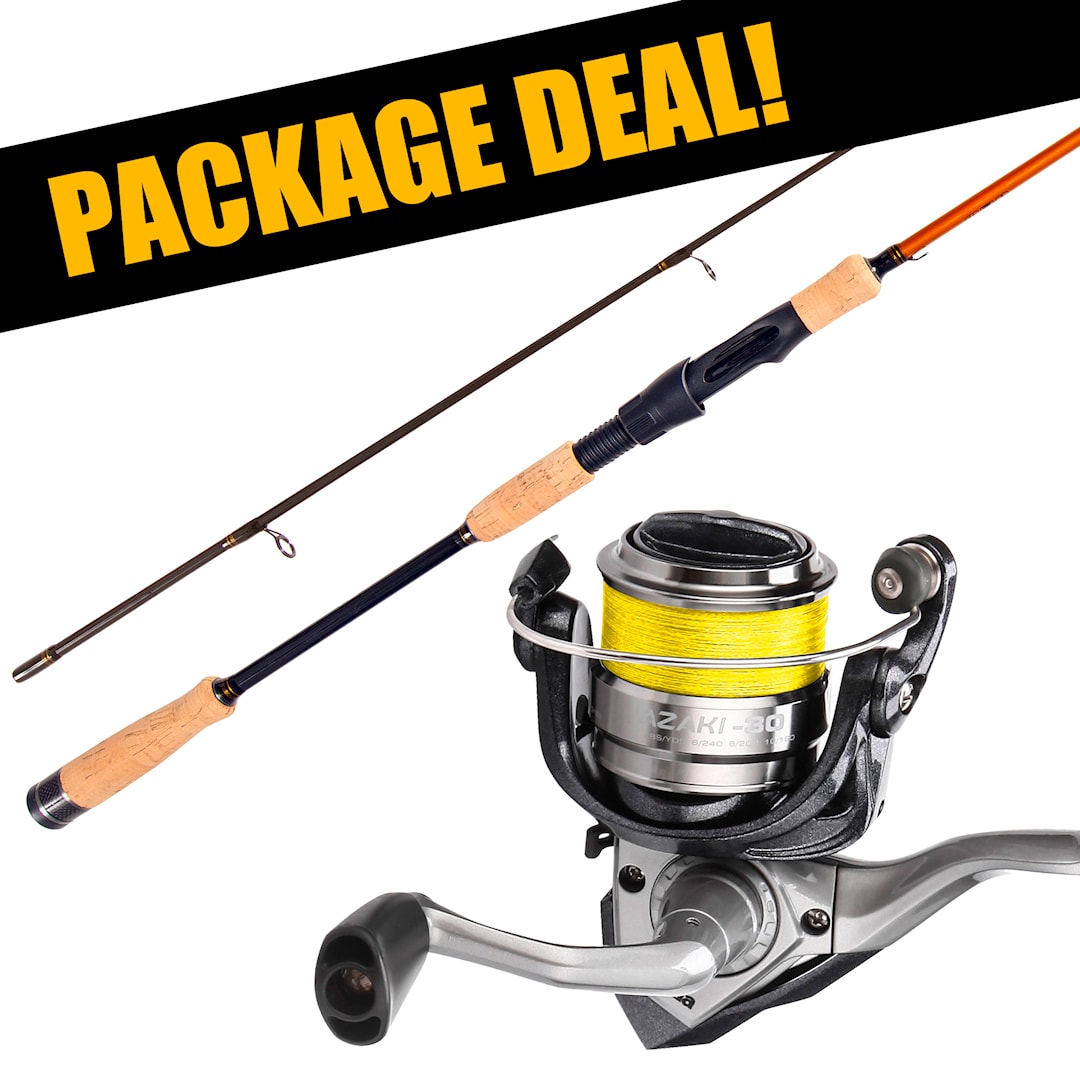 21 BLAST LDZ PRE-MOUNTED ROD & REEL COMBOS