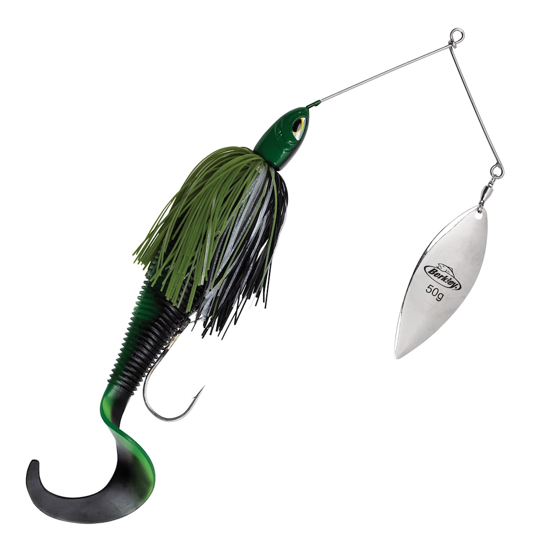 Läs mer om Berkley Zilla spinnerbait 25 g Lost Seaweed