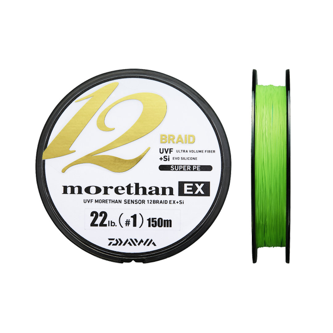 Läs mer om Daiwa Morethan 12 EX Chartreuse 135 m flätlina