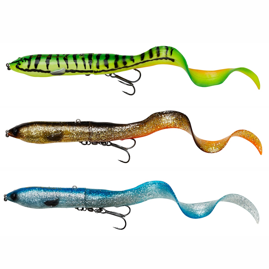 Läs mer om Savage Gear 3D Hard Eel 17 cm sortiment 3 st