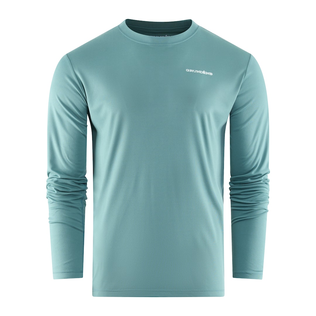 Grundens LS Tech Tee Cuda UPF50 l&aring;ng&auml;rmad tr&ouml;ja L