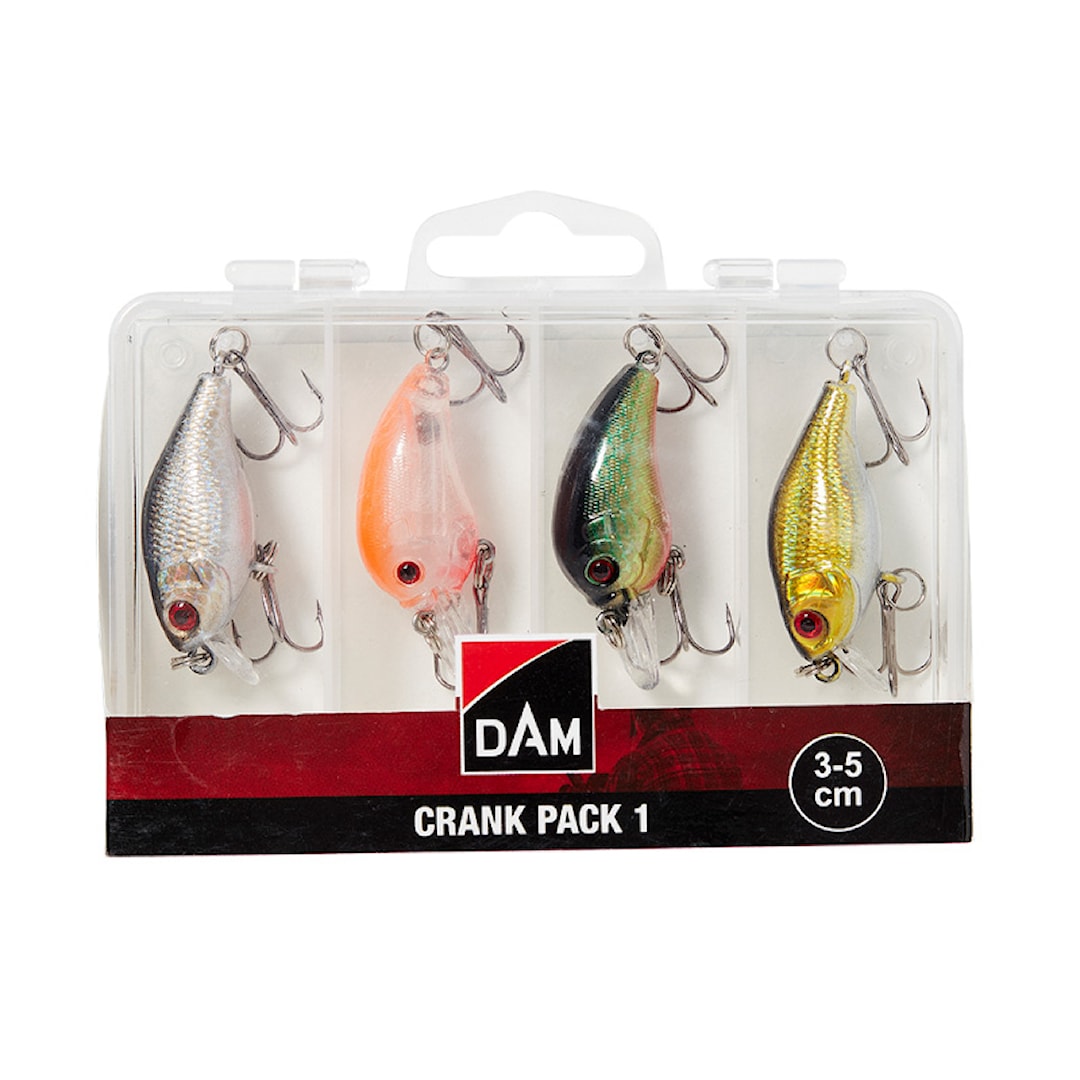 Läs mer om DAM Crank Pack wobblersats 4 st./pkt