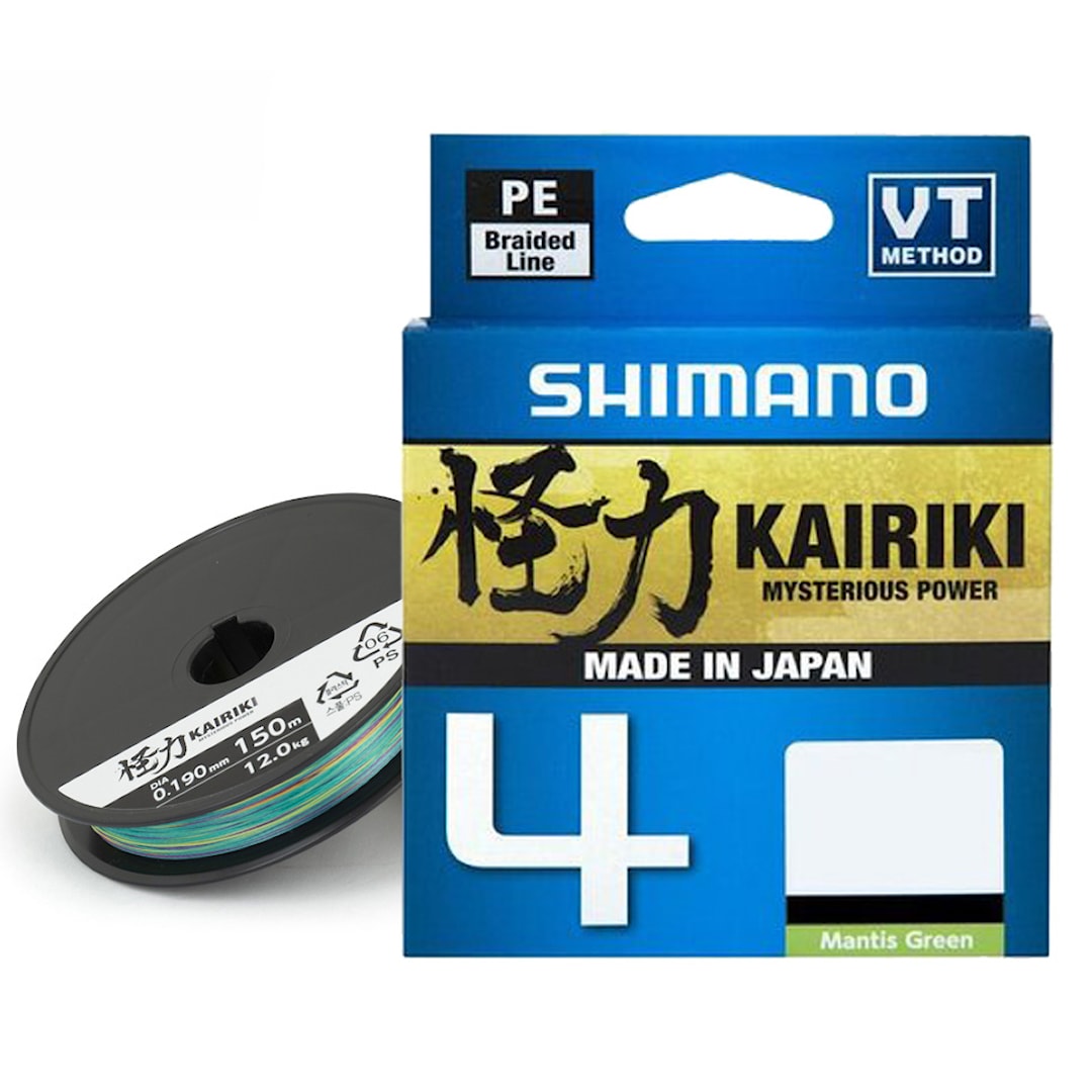 Läs mer om Shimano Kairiki 4 Multicolor 300 m flätlina