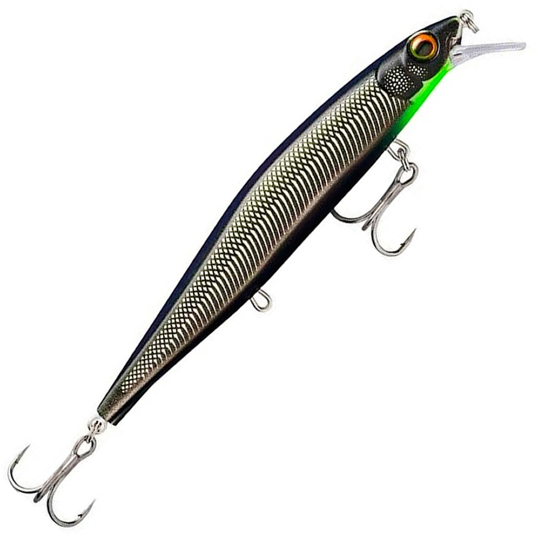 Rapala Precision Xtreme Mavrik Custom 11 cm wobbler Matt Black Green UV
