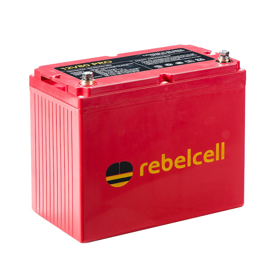 Rebelcell Pro 12V 80 Ah Bluetooth LiFePO4 litiumakku