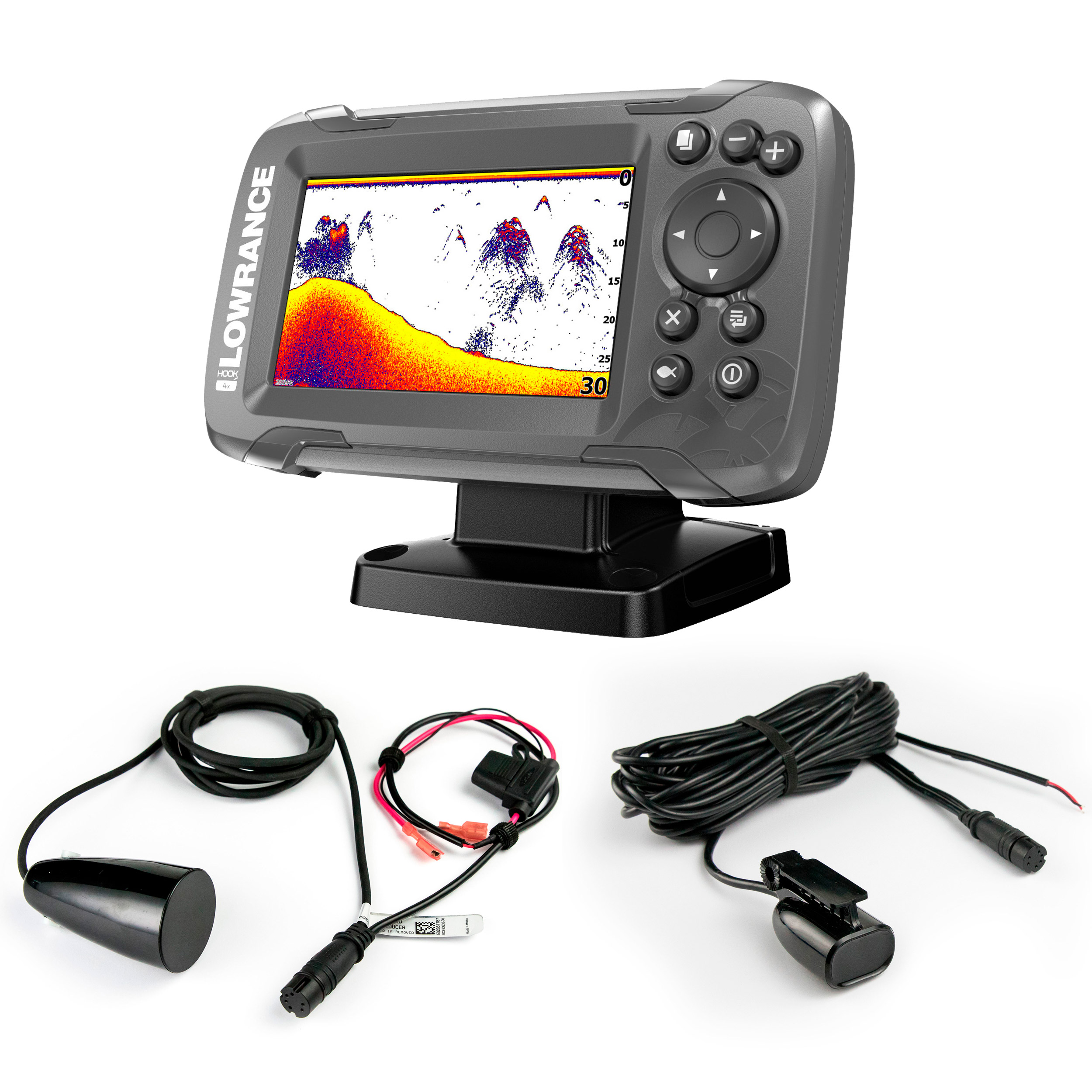 LOWRANCE Hook2-4X sonar and transducer - AliExpress