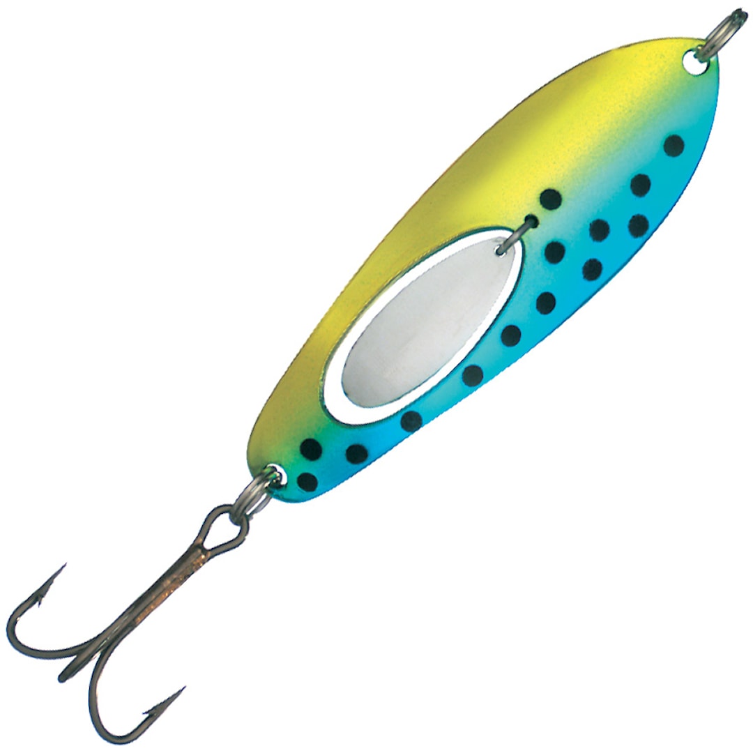 Kuusamo Super Taimen 75 cm 17 g skeddrag GR/BLU-S