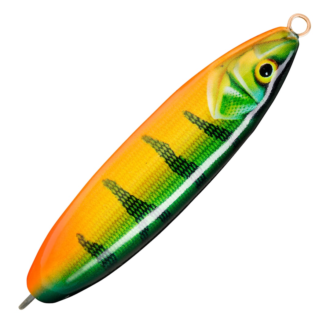 Läs mer om Rapala Weedless Minnow Spoon 8 cm 30år specialfärger Artistic Perch