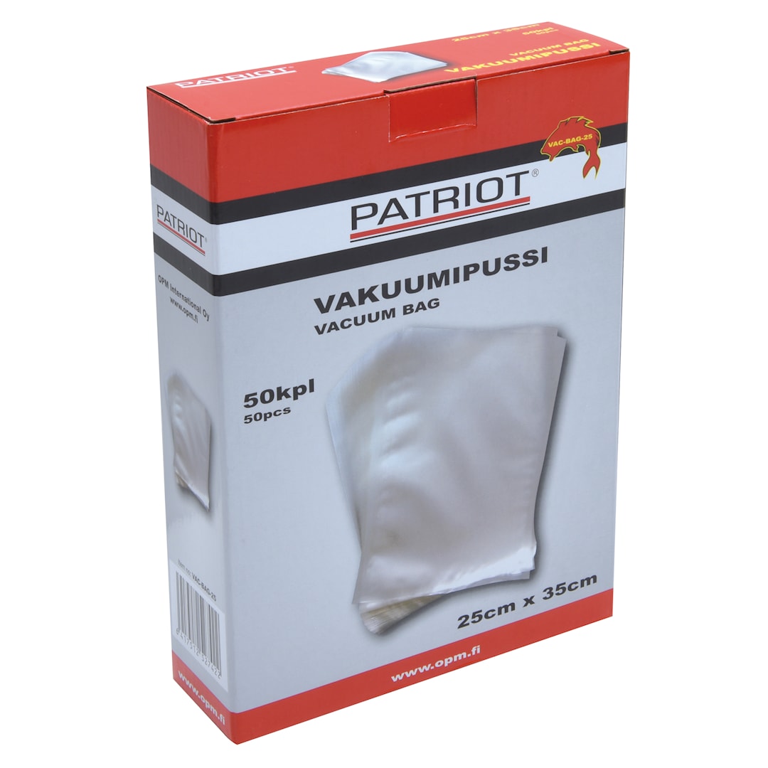 Patriot Vakuumipussi 25Cm X 35Cm 50Kpl-Pkt