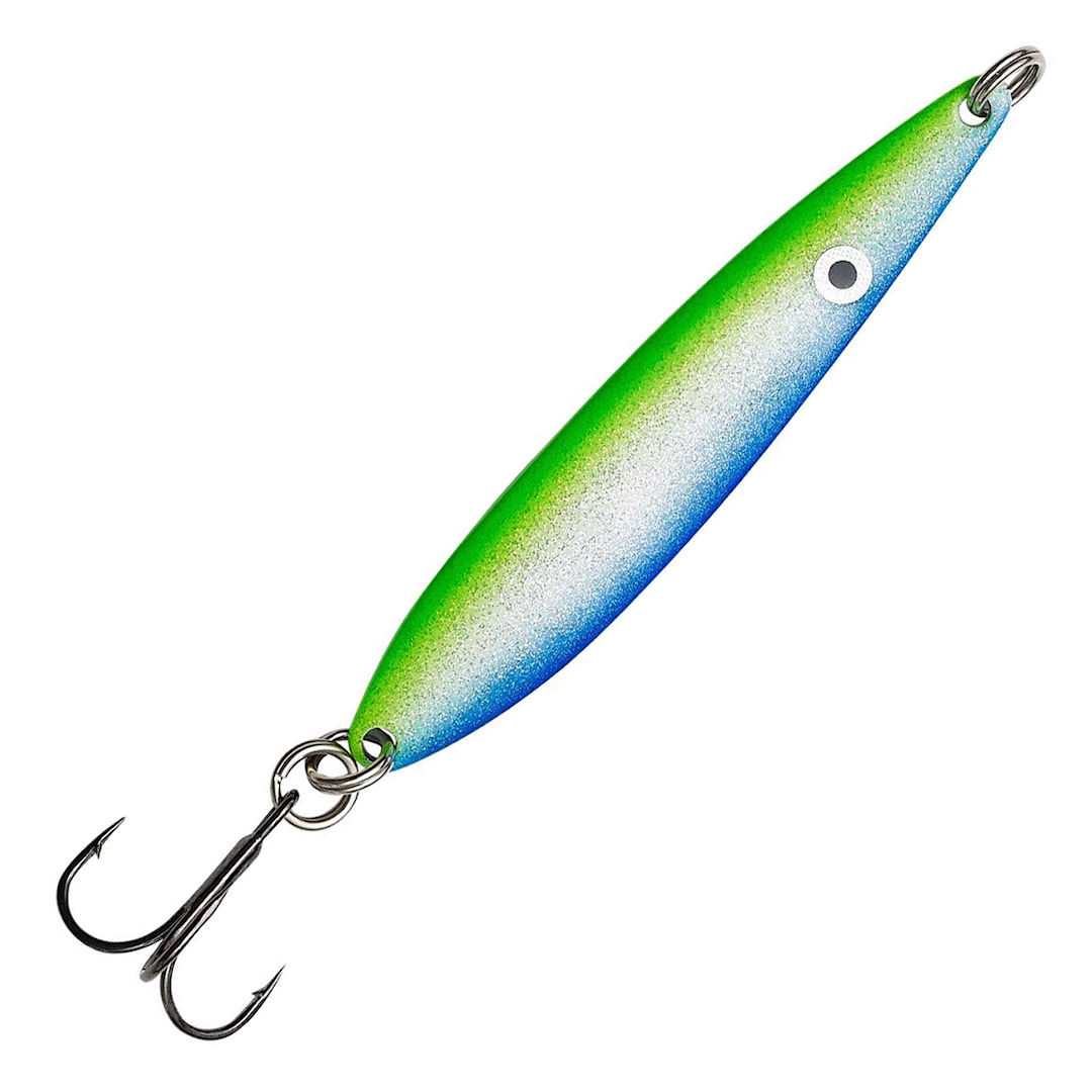 Kinetic Fax 20 g skeddrag Blue Silver Green UV