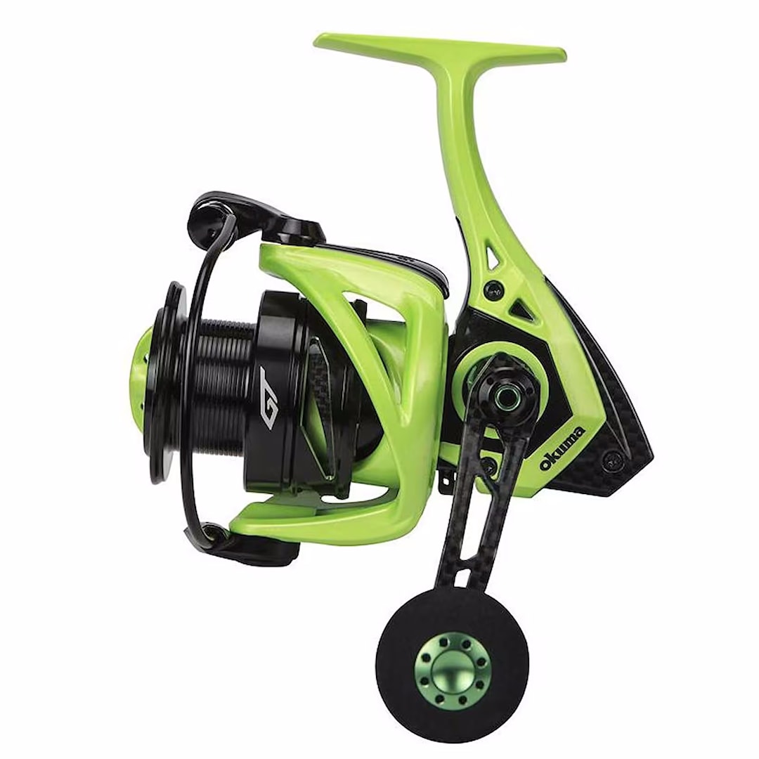 Läs mer om Okuma GT Limited Edition Green haspelrulle 4000