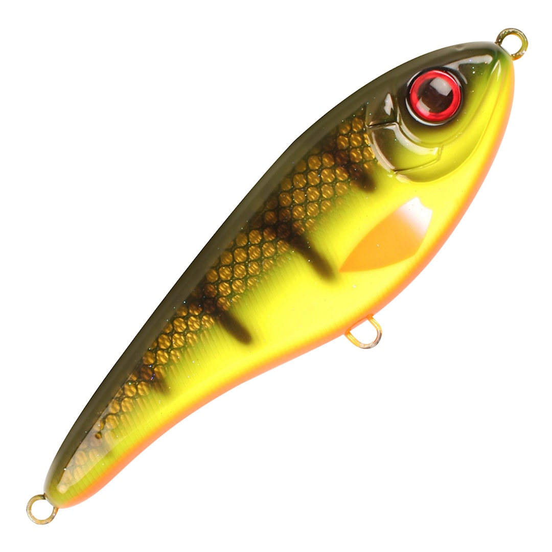 Strike Pro Buster Jerk uppoava 15 cm jerkki Hot Baitfish