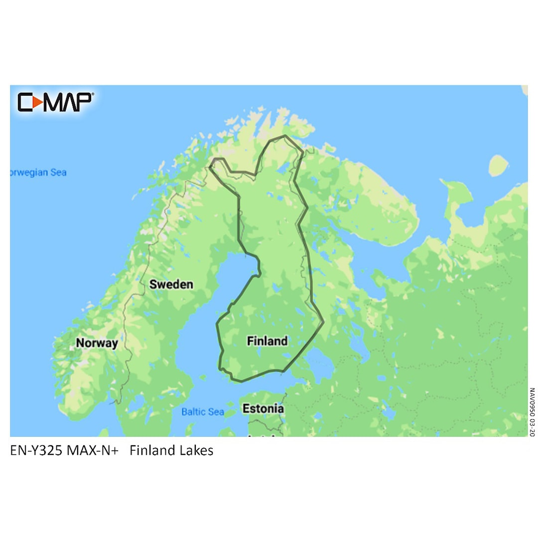 C-Map Discover Suomen Järvet Karttakortti M-En-Y211-Ms