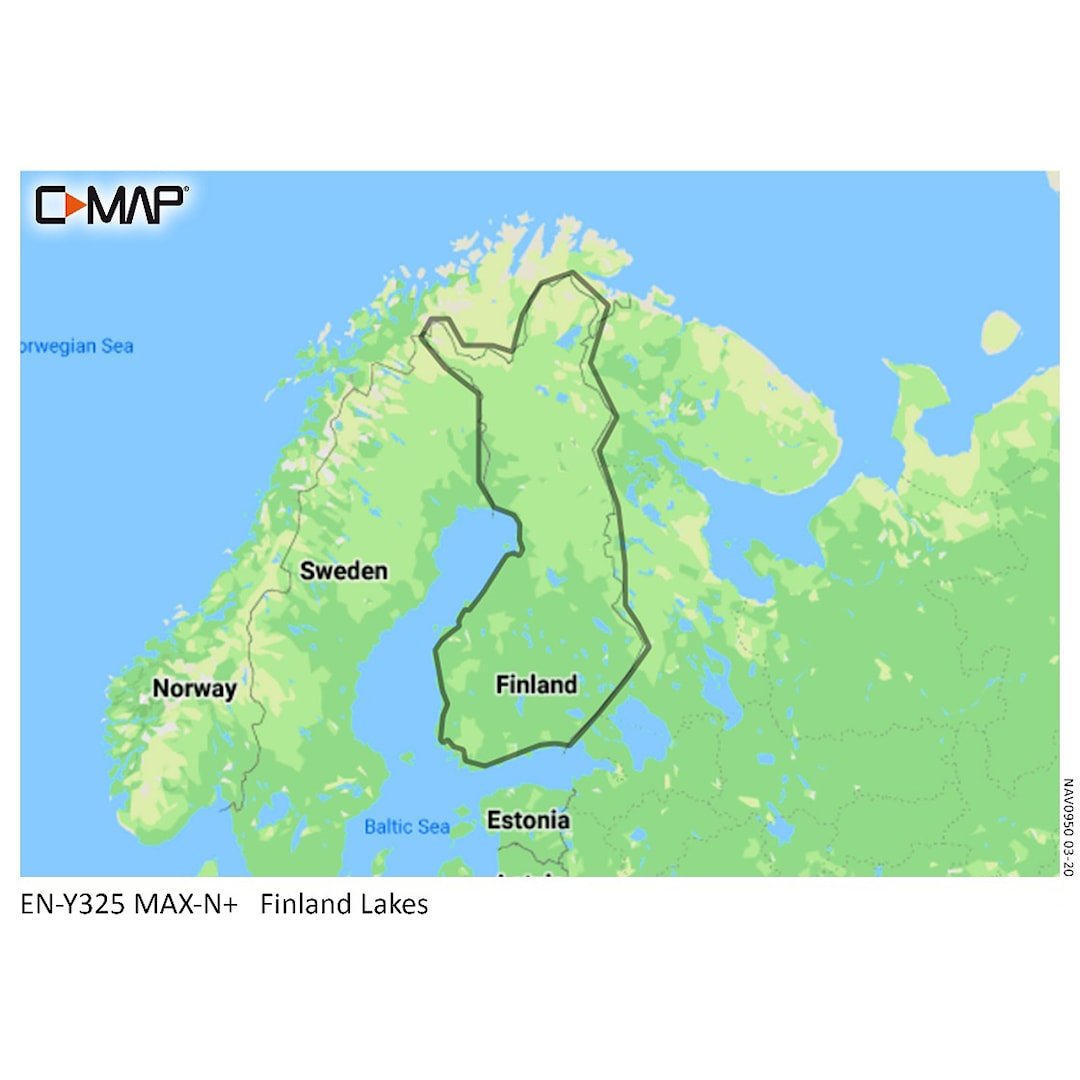 C-MAP Discover Suomen järvet karttakortti M-EN-Y211-MS