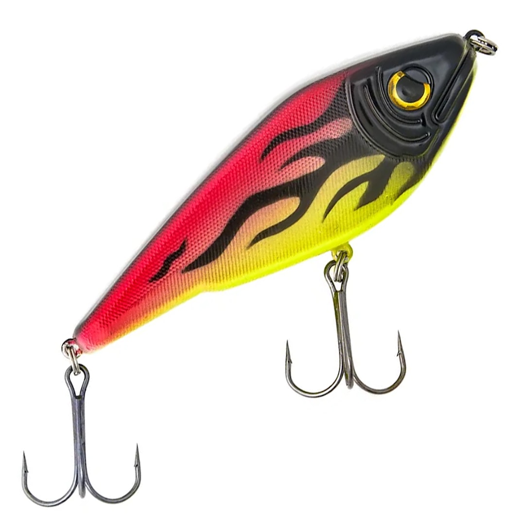Läs mer om Fladen Maxximus Predator Jerk 9 cm Burning Prey