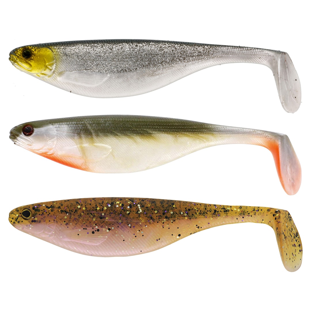 Läs mer om Westin Shadteez Shadtail 9 cm jigg 3 st/pkt Clear Water Mix