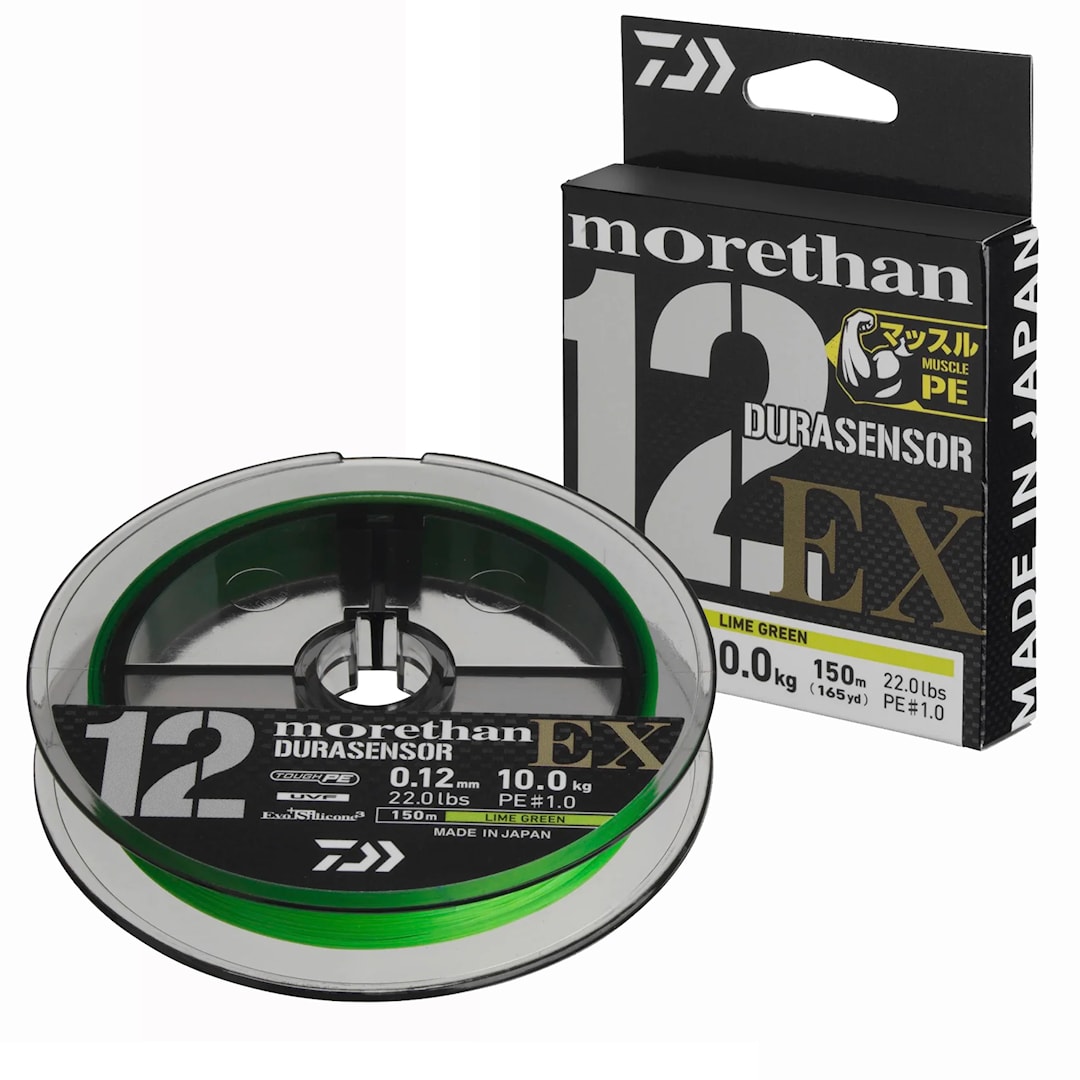 Daiwa Morethan 12 Braid Durasensor 150 m flätlina 0,14 mm