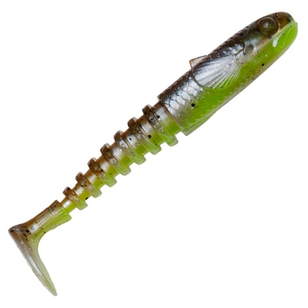 Savage Gear Gobster Shad 11 cm jigg 5 st/pkt Green Pearl Yellow