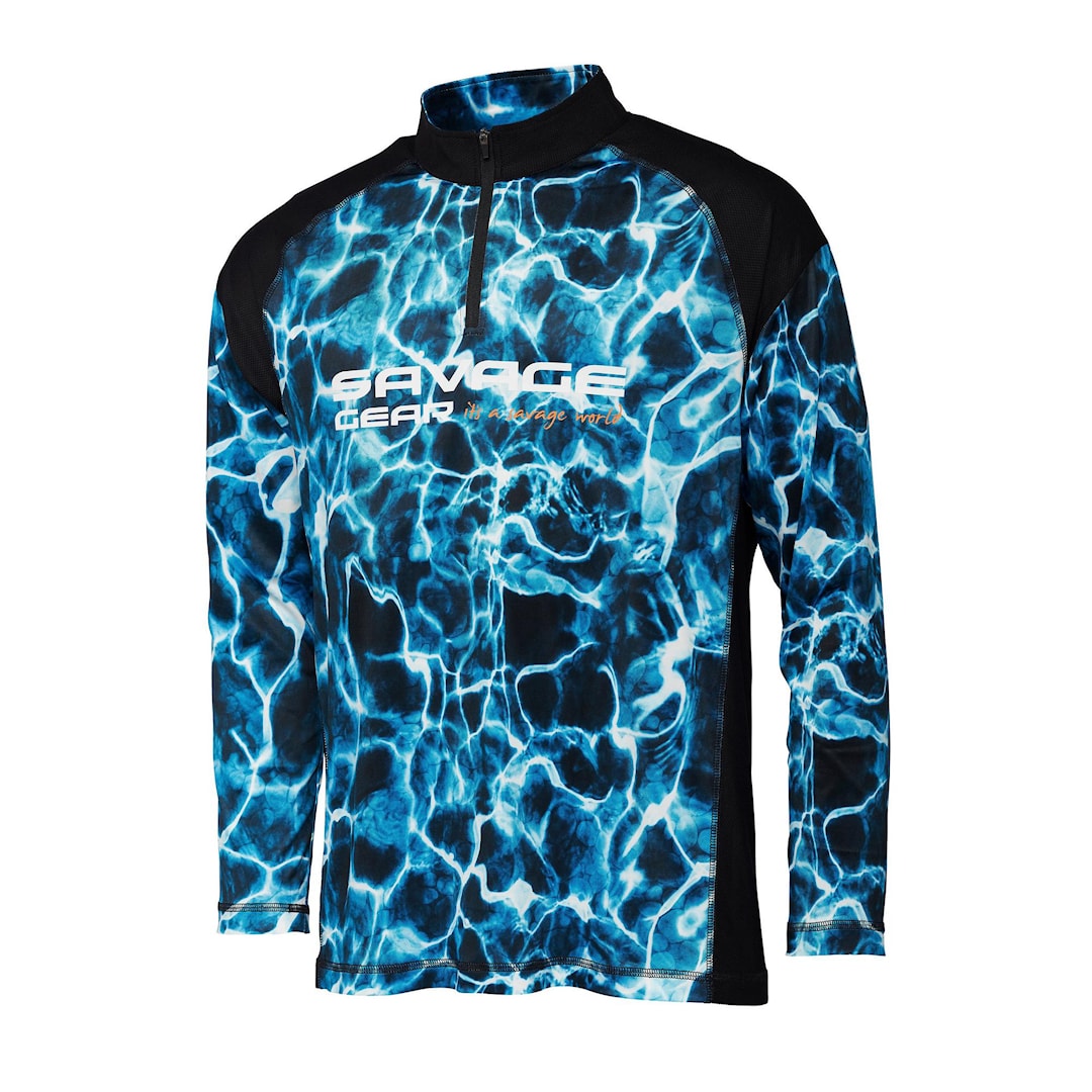 Savage Gear Marine UV Long Sleeve Tee långärmad fisketröja M