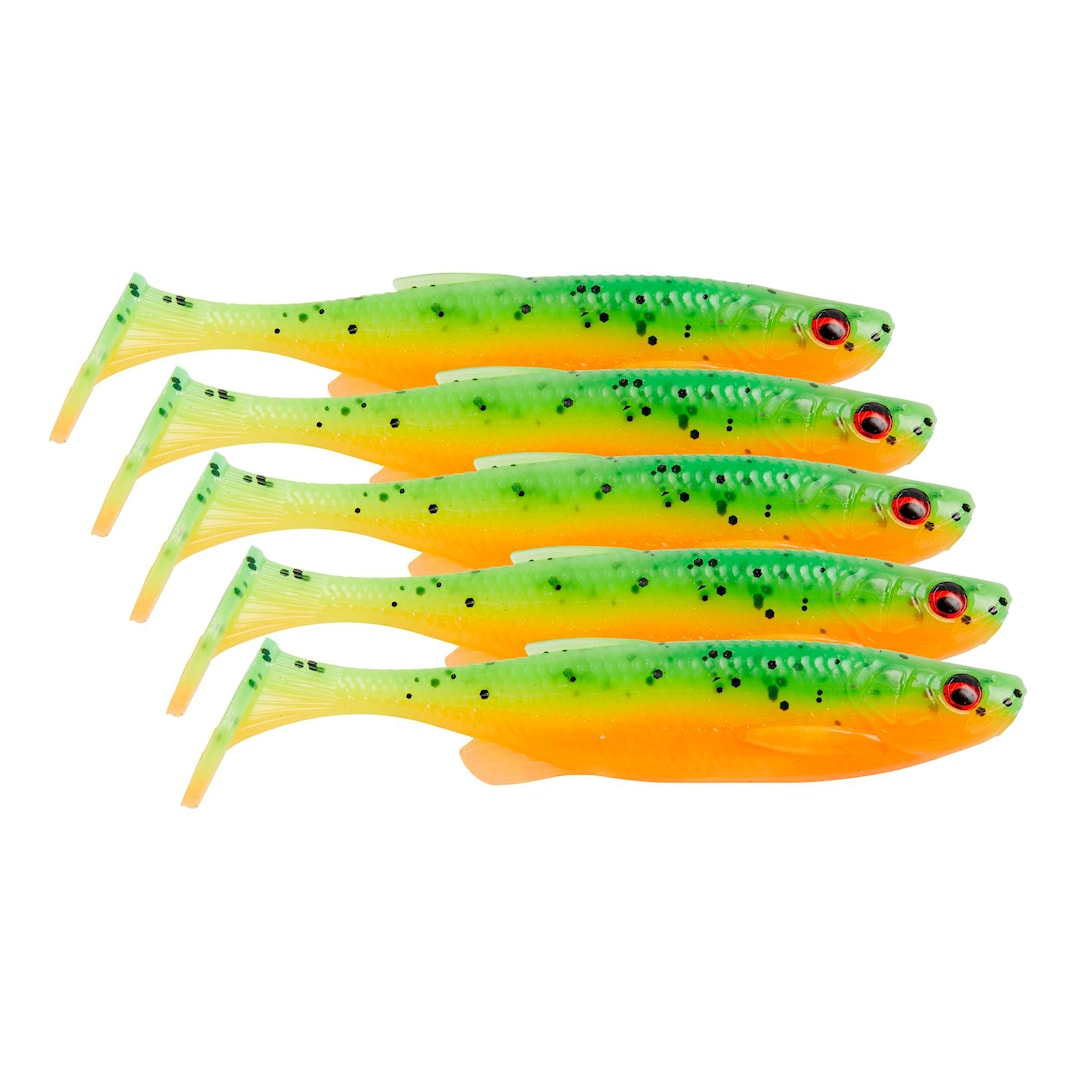 Savage Gear Fat Minnow T-Tail 13 cm jigg 5 st/pkt Firecracker
