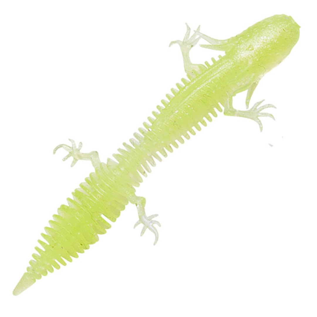 Läs mer om Savage Gear NED Salamander 7,5cm jigg 5 st/pkt Clear Chartreuse