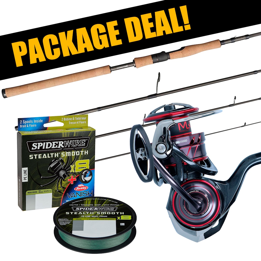 Abu Garcua Mörrum + Daiwa Ballistic haspelset med flätlina (öring)