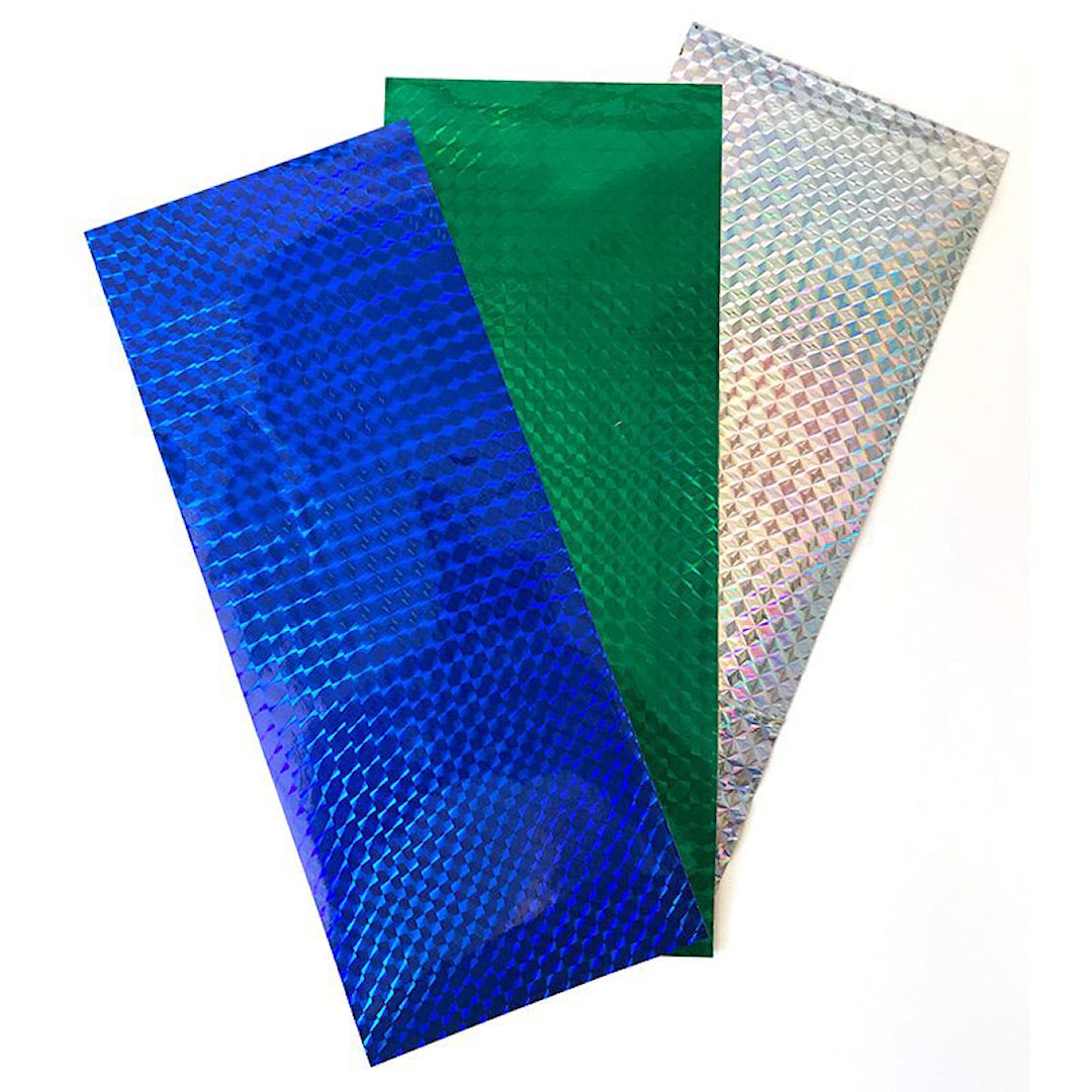 Fladen Flexfolio 10 x 25 cm betestejp 3 st/pkt Silver/Blue/Green