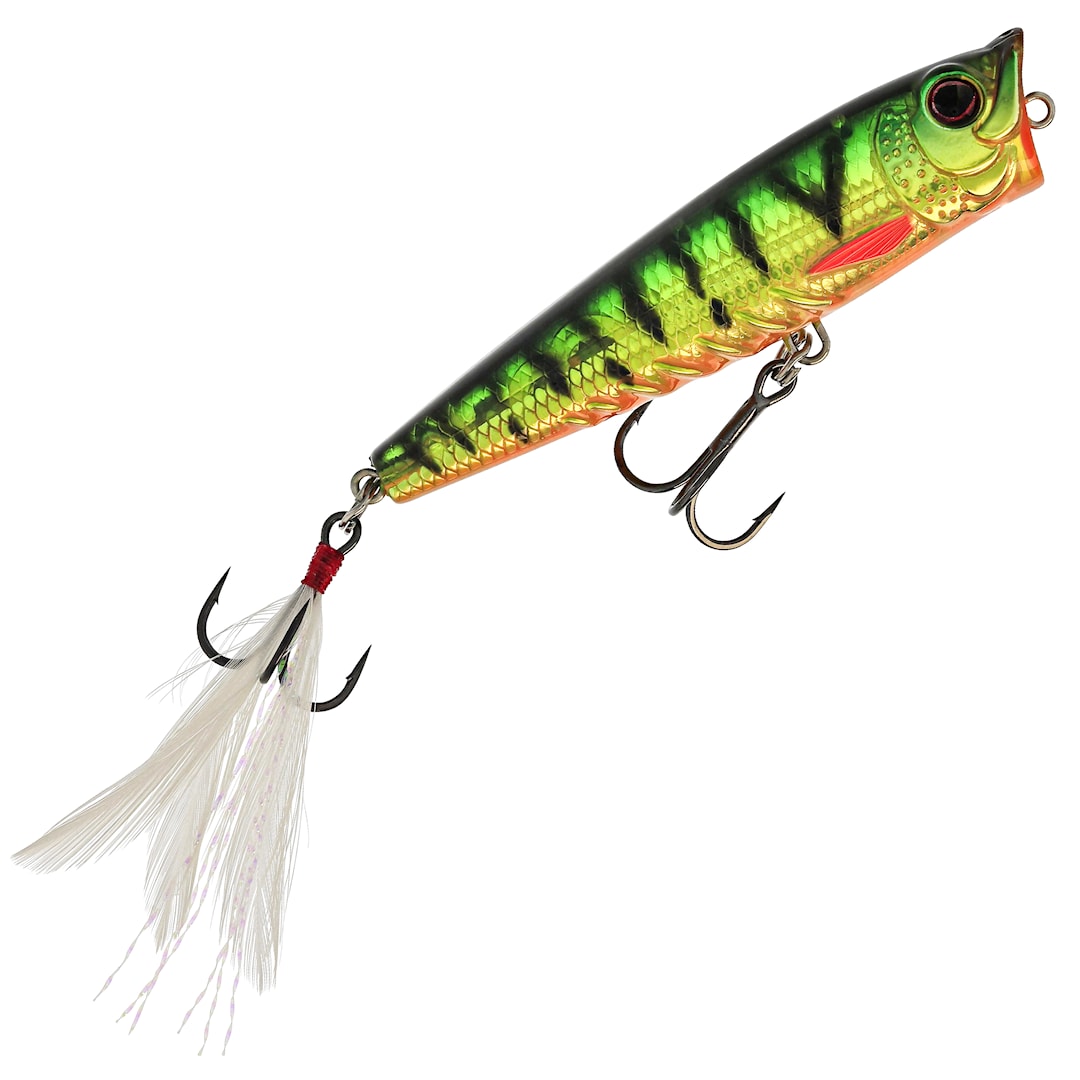 Läs mer om Westin Spot-On Popper 6,5 cm Firetiger Flash