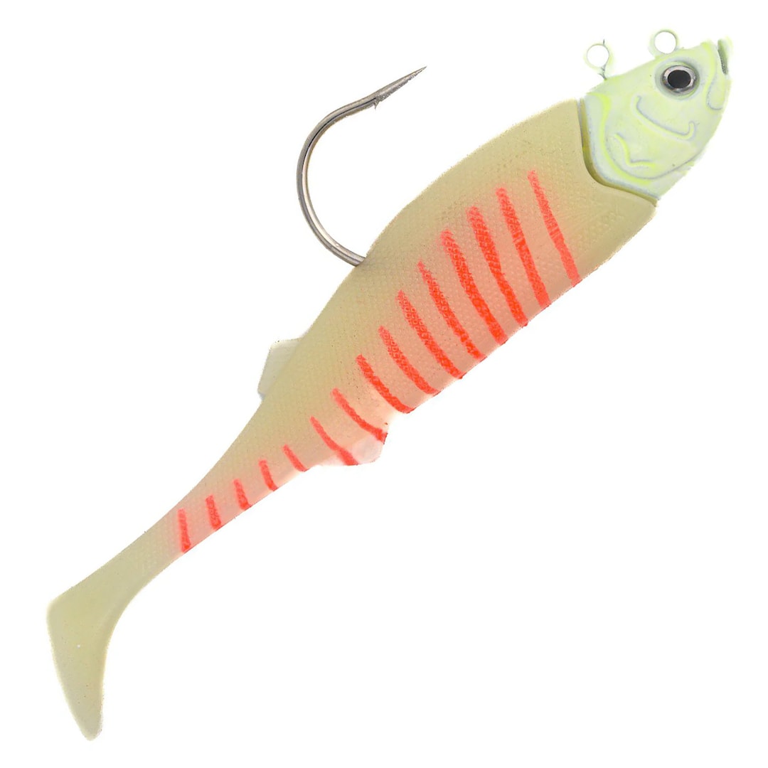 Läs mer om Fladen Conrad Deep Water Jig 300 g Lumi Orange Tiger